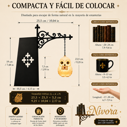 Lampara de Librería de Harry Potter